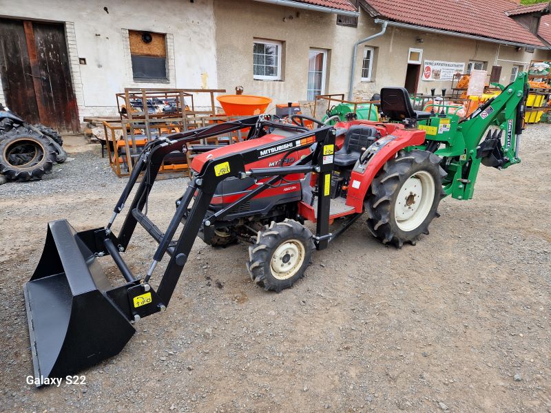 Mitsubishi MT 240 D , 4x4 s novým čelním nakladačem KP-002 + nový podkop model BHM 95 ( č.k. 60077)