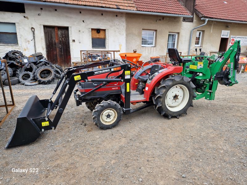 Mitsubishi MT 240 D , 4x4 s novým čelním nakladačem KP-002 + nový podkop model BHM 95 ( č.k. 60077)